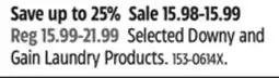 Canadian Tire Selected Downy and Gain Laundry Products offer