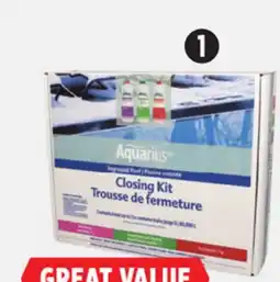 Canadian Tire Selected Aquarius Pool-Closing Kits offer