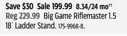 Canadian Tire Big Game Riflemaster 1.5 18' Ladder Stand offer