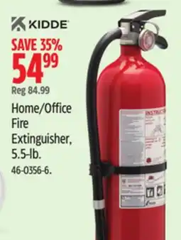 Canadian Tire Home/Office Fire Extinguisher, 5.5-lb offer