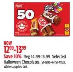 Canadian Tire Selected Halloween Chocolates offer
