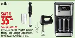 Canadian Tire Selected Blenders, Mixers, Food Chopper, Coffeemakers, Food Processor, Grinder offer