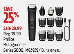 Canadian Tire Philips Multigroomer Series 3000 offer