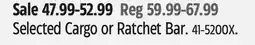 Canadian Tire Selected Cargo or Ratchet Bar offer