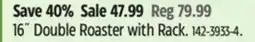 Canadian Tire Master Chef 16 Double Roaster with Rack offer