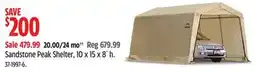 Canadian Tire Shelter Logic Sandstone Peak Shelter offer