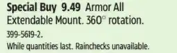 Canadian Tire Armor All Extendable Mount offer