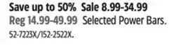 Canadian Tire Selected Power Bars offer