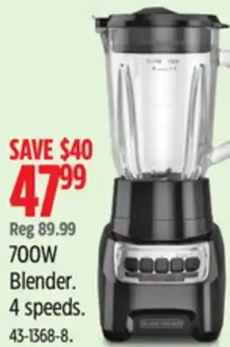 Canadian Tire 700W Blender offer