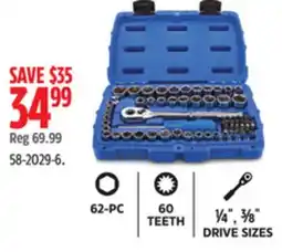 Canadian Tire Mastercraft 62-Pc Tool Set offer