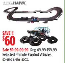 Canadian Tire Selected Remote-Control Vehicles offer