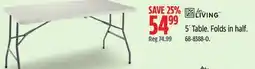 Canadian Tire 5´ Table offer