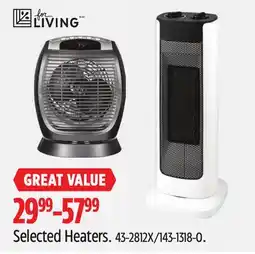 Canadian Tire Selected Heaters offer