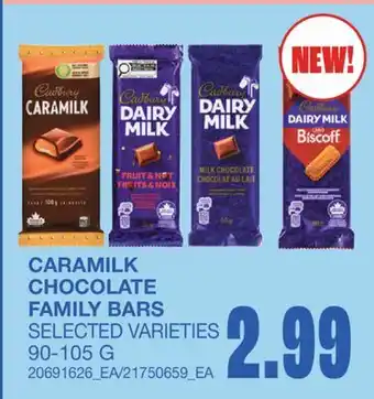 Wholesale Club CARAMILK CHOCOLATE FAMILY BARS offer