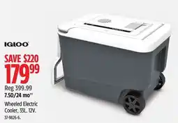 Canadian Tire Wheeled Electric Cooler offer