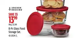 Canadian Tire 8-Pc Glass Food Storage Set offer