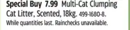 Canadian Tire Multi-Cat Clumping Cat Litter, Scented offer
