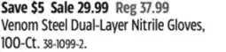 Canadian Tire Venom Steel Dual-Layer Nitrile Gloves offer