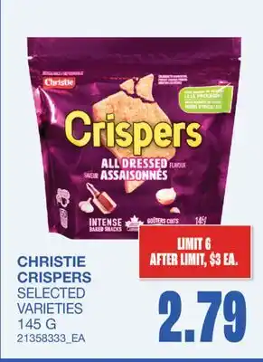 Wholesale Club CHRISTIE CRISPERS offer