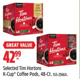 Canadian Tire Selected Tim Hortons K-Cup Coffee Pods, 48-Ct offer