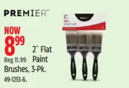 Canadian Tire 2 Flat Paint Brushes, 3-Pk offer