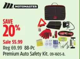 Canadian Tire MotoMaster 88-Pc Premium Auto Safety Kit offer