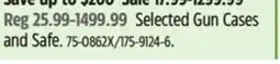 Canadian Tire Selected Gun Cases and Safe offer