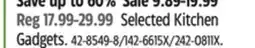 Canadian Tire Selected Kitchen Gadgets offer