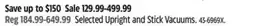 Canadian Tire Selected Upright and Stick Vacuums offer