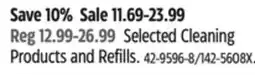 Canadian Tire Selected Swiffer Cleaning Products and Refills offer