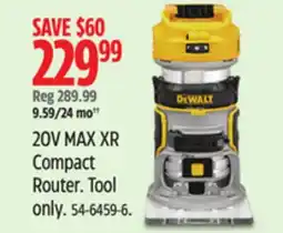 Canadian Tire 20V MAX XR Compact Router offer