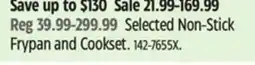 Canadian Tire Selected vida by paderno Non-Stick Frypan and Cookset offer