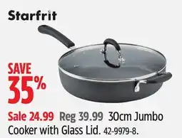 Canadian Tire Starfrit 30cm Jumbo Cooker with Glass Lid offer