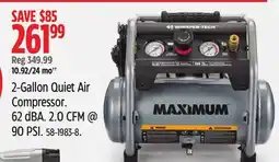 Canadian Tire 2-Gallon Quiet Air Compressor offer