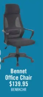 The Brick Bennet 24.4 Adjustable Mesh Office Chair – Black offer