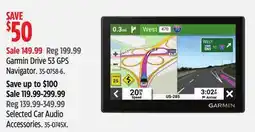 Canadian Tire Garmin Drive 53 GPS Navigator offer