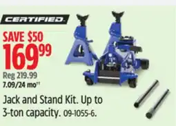 Canadian Tire Jack and Stand Kit offer
