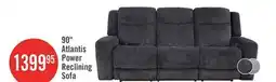 The Brick Atlantis 90 Zero Gravity Fabric Power Reclining Sofa with USB Ports - Dove Grey offer