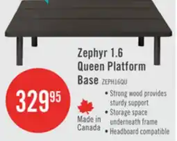 The Brick Zephyr 1.6 Queen Platform Base offer