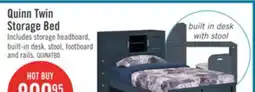 The Brick Quinn Twin Storage Bed offer