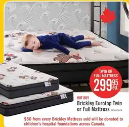 The Brick Brickley Eurotop Medium Twin Mattress offer