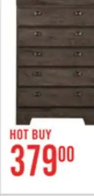 The Brick Yorkdale Bedroom Chest of Drawers, 5-Drawer, 31.1W x 47.4H, Made in Canada - Grey offer