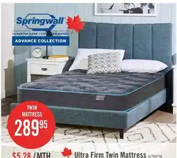 The Brick Springwall Advance Ultra Tight Top Firm Twin Mattress offer