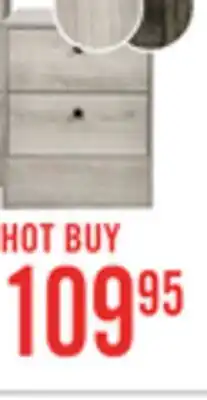 The Brick Hart Bedside 2-Drawer Nightstand, 18.4W x 22.2H, Made in Canada - White offer