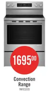 The Brick KitchenAid 30 5.3 Cu. Ft. Electric Range with Convection Cooking Modes - YKFES330TPS offer