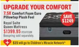 The Brick Royal Suite Queen Mattress offer