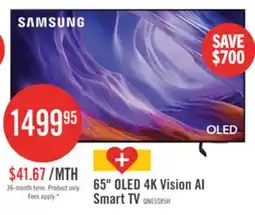 The Brick Samsung 65 OLED S85H 4K Vision AI Smart TV (QN65S85HAEXZC) – 2026 Model offer
