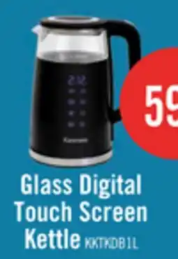 The Brick Kenmore Double Wall Digital Glass Kettle with Touch-Activated Controls - KKTKDB1 offer