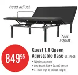 The Brick Quest 1.8 Queen Adjustable Base offer