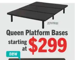 The Brick Zephyr Queen Platform Base offer